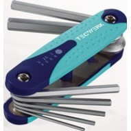 Llaves Allen Niquelada Hexagonal 2,0 A 8mm Navaja 7 Llaves T