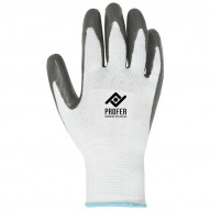 Guante De Nitrilo Blanco/gris B/6 T.8