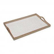 Bandeja Madera Speckle 45x30x5cm