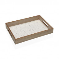 Bandeja Madera Speckle 34x24x5 Cm