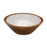 Ensaladera Madera Speckle 30x30x10cm