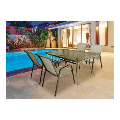 Silla Jard 55x67x92cm Natuur Ac/text Gr/ant Nt118582