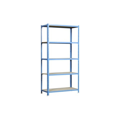 Estanteria Orden 5b 2000x1000x300mm S/t Met Azul/madera 150k
