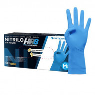 Guante Nitrilo Desechabl Azul C/50 M