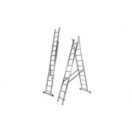 Escalera Ind Combi 2t 2x10 2,88/4,84m