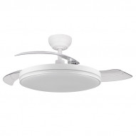 Ventilador Techo Mistral 3 Asp Retract Blanco 107 Cm