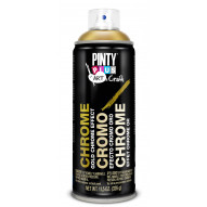 Pintura Spray Ef. Cromo Oro 400 Ml