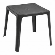 Mesa Beach Bar Gris Oscuro 70x70 Cm