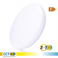 Plafon Led Circ. Superf. Red. Blco 1820lm 18 W