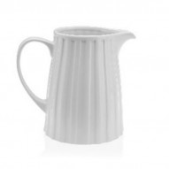 Jarra Leche Porcelana Blanca 590 Ml