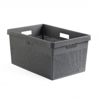 Cesta Multiuso 40 L Gris Antracita 52,5x36x26