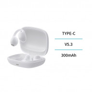 Auricular Bluetooth Iws Pinza Blanco -