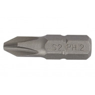 Punta Atornillador 1/4" Phillips Ph3x025mm Tecwerk