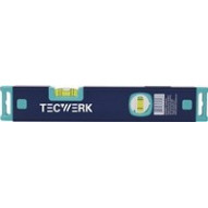 Nivel Aluminio Tubular Burbuja Espejo Azul 040cm Tecwerk