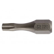 Punta Atornillar Torsion 1/4" Torx T20x025mm Tecwerk