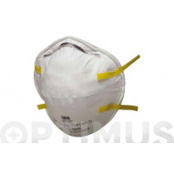 Mascarilla Particulas Serie 8000 8710e Cazoleta Ffp1 20un 3m