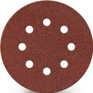 Disco Lija Adhesivo Madera/metal Gls 1 Corindon 8+1 Agujeros