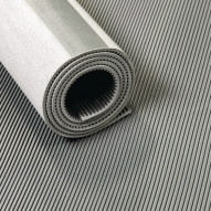 Pavimento Aislante Caucho Gris Estribera 4,5mm 1,0x10m Tecwe