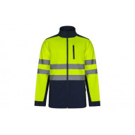 Cazadora Softshell Alta Visibilidad Navy / Amarillo T 3xl Ve