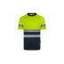Camiseta Alta Visibilidad Cinta Segmentada Navy / Amarillo F