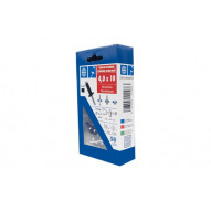 Remache Aluminio/acero Cabeza Alomada Ø4,0x10mm L Negro 50 U