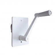 Torno Persiana Empotrar Blanco -