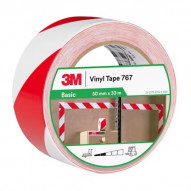 Cinta Aislante Vinilo Roja/blanc 50x33mm