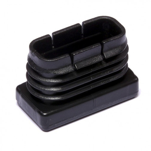 Contera Interior Rectangular Ngr Bolsa/50 20x40mm
