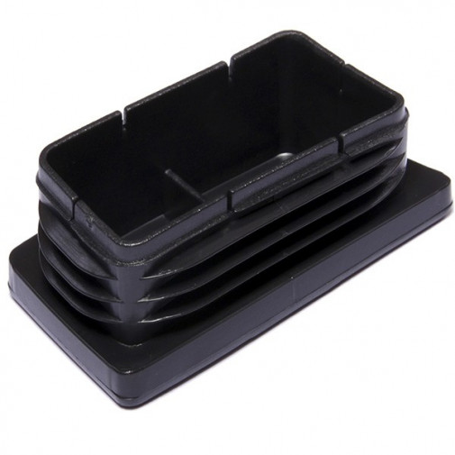 Contera Interior Rectangular Ngr Bolsa/50 40x80 Mm