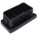 Contera Interior Rectangular Ngr Bolsa/50 40x80 Mm