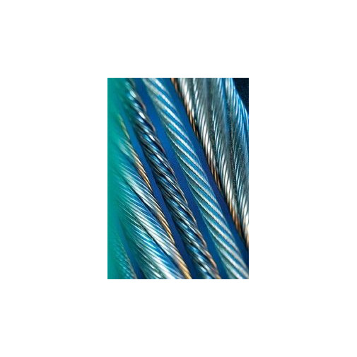 Cable Acero Galvanizado 6x7+1 6 Mm. Rollo 25 Metros