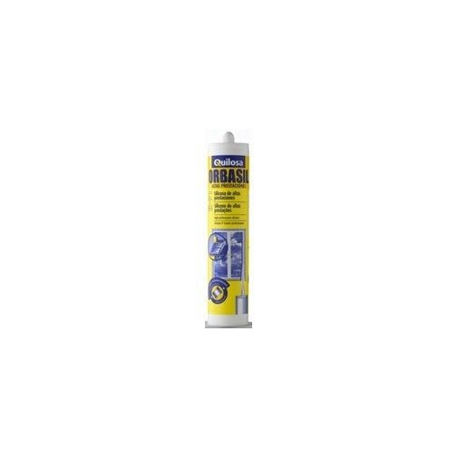 Silicona Acida Blanca Con Fungicida Orbasil Tubo 85ml 24604