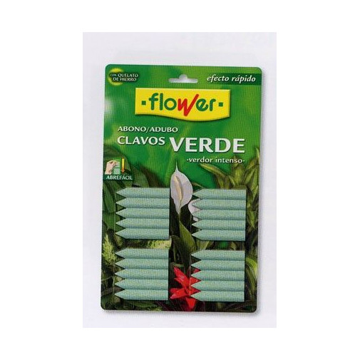 Abono Clavos Plantas Verdes 20u Productos Flower