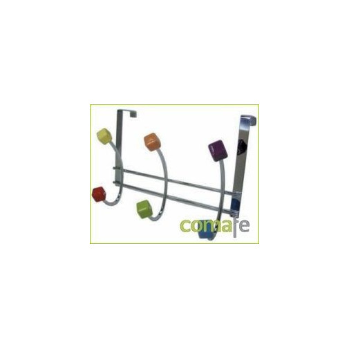 Percha Sobrepuerta Cuadros Colores 936su
