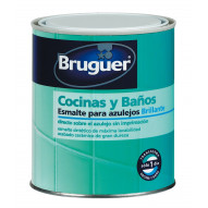 Esmalte Sint.azulejos Brillante Naranj Aurora 750 Ml Bruguer