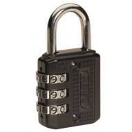 Candado Seg 20mm Comb. Programable Ne Abus