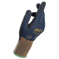 Guante Nylon Con Doble Recubrimiento Nitrilo Azul T-10