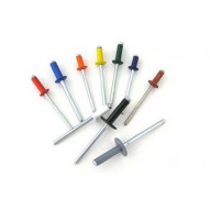 Remache Fij Estand. 4,8x12mm Alu Lac.bl Bralo 500 Pz
