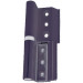 MICEL Bisagra 6813 dcha. Aluminio Negro 2 un.
