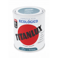 Esmalte Acril Bri. 750 Ml Ver/jad Al Agua Ecologico Titanlux