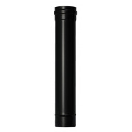 Tubo Estufa Pellet Ø80mmx100cm A/esm/vitr. Ne Exojo