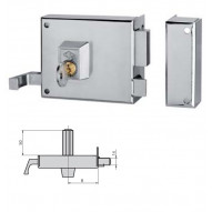 Cerradura Sobrep Dcha Esmal 100 Mm