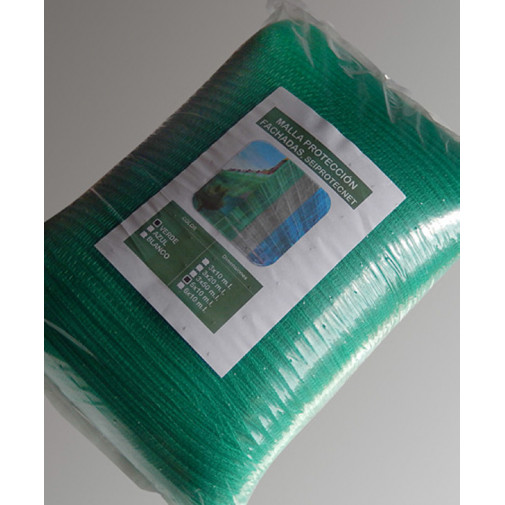 Malla Protecc Fachada Verde 6x10 M