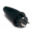 Clavija Tt 16 A Goma Negro 16 A