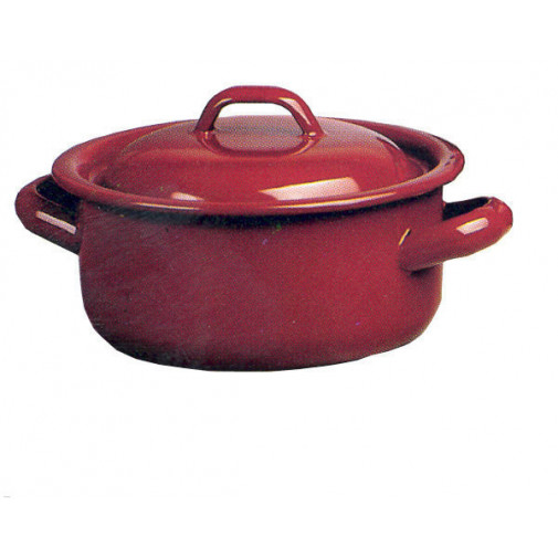 Cacerola Esmalte Marron 12 Cm