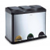 Cubo Pedal 3 Contened Step Bin 45 L