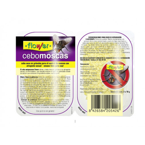 Cebo Fin Moscas Bandeja 20 Gr