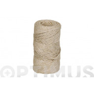 Hilo Sisal Torcido 1 A 2 Cabos Ø 2,5 Mm 200 Grs Rombull