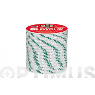 Cuerda Polipropileno Trenzada Con Alma Ø 6 Mm 25 Mt Blanco R