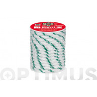 Cuerda Polipropileno Trenzada Con Alma Ø 8 Mm 25 Mt Blanco R